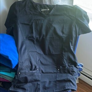 Healing Hands Black Short Sleeve Top